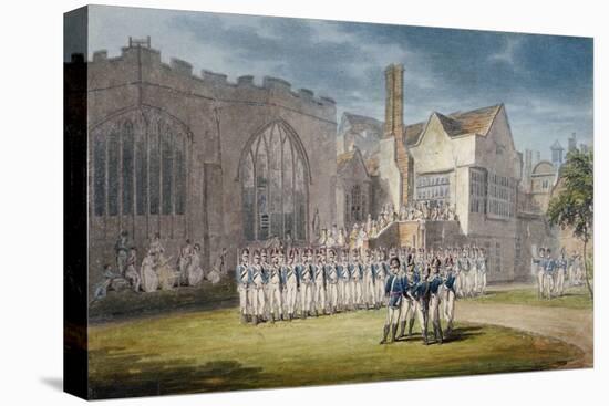 Leathersellers' Hall, and the Church of St Helen, Bishopsgate, City of London, 1792-Edward Dayes-Premier Image Canvas