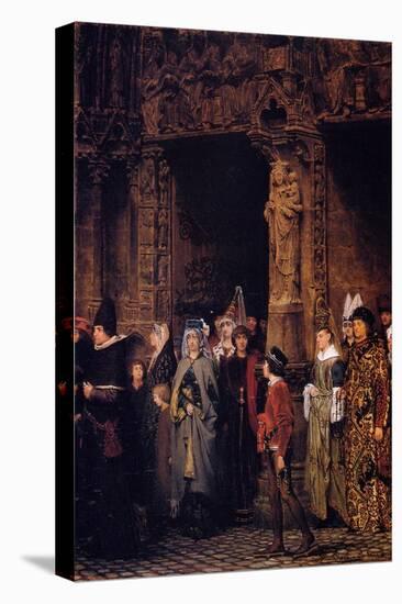 Leaving Church in the Fifteenth Century, 1864-Sir Lawrence Alma-Tadema-Premier Image Canvas