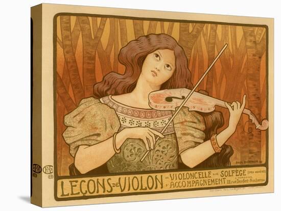 Leçons De Violon, 1898-Paul Berthon-Premier Image Canvas