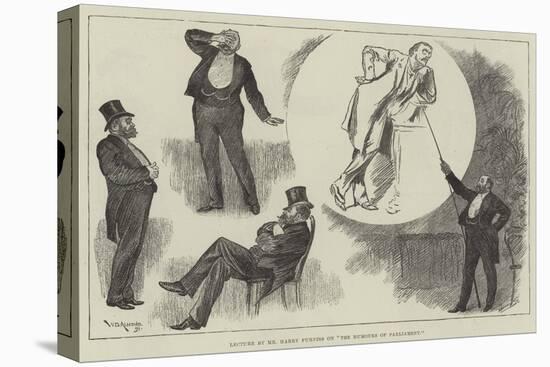 Lecture by Mr Harry Furniss on The Humours of Parliament-William Douglas Almond-Premier Image Canvas