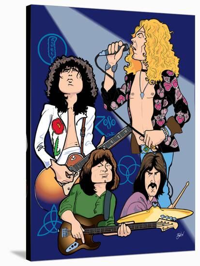 Led Zeppelin-Anthony Parisi-Stretched Canvas