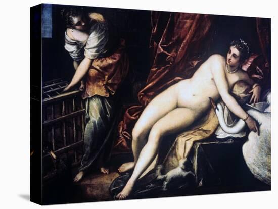 Leda and the Swan, 1550-1560-Jacopo Tintoretto-Premier Image Canvas