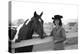 Lee Archer, 24, Riding a Horse at O.B. Llyod Stables in Scottsdale, Arizona, October 1960-Allan Grant-Premier Image Canvas