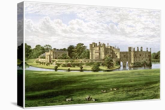 Leeds Castle, Kent, Home of the Wykeham-Martin Family, C1880-Benjamin Fawcett-Premier Image Canvas