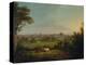 Leeds from the Meadows, C.1825-Joseph Rhodes-Premier Image Canvas