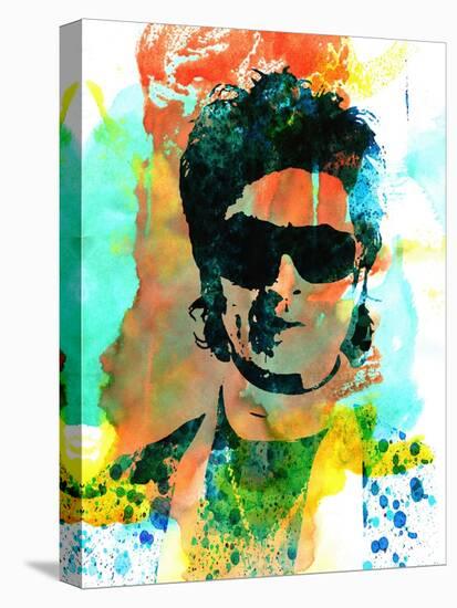 Legendary Glenn Hughes Watercolor-Olivia Morgan-Stretched Canvas