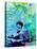 Legendary Joe Strummer Watercolor-Olivia Morgan-Stretched Canvas