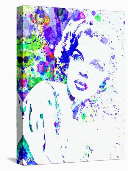 Legendary Judy Garland Watercolor I-Olivia Morgan-Stretched Canvas