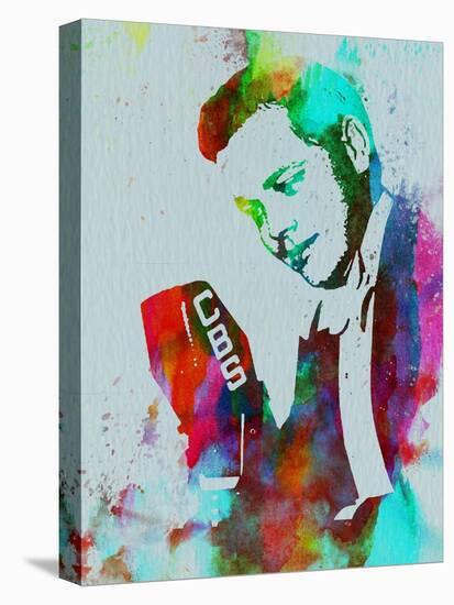 Legendary Orson Wells Watercolor-Olivia Morgan-Stretched Canvas