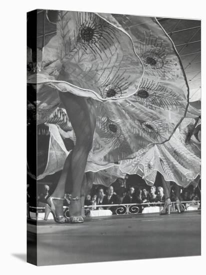Legs and Swirling Skirts of Chorus Girls in Routine at Harem Club-Gjon Mili-Premier Image Canvas