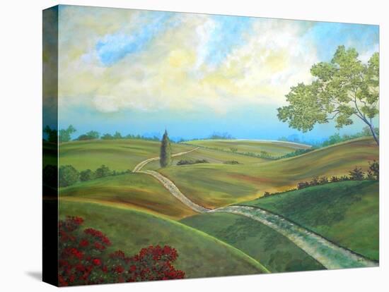 Leicester Countryside-Herb Dickinson-Premier Image Canvas