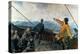 Leif Eriksson (10th Century) Sights Land in America, 1893-Christian Krohg-Premier Image Canvas