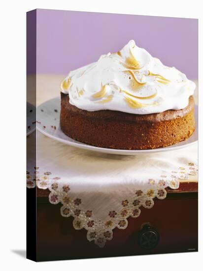 Lemon Cake with Meringue Topping-Nikolai Buroh-Premier Image Canvas