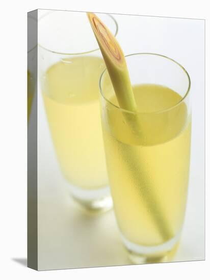 Lemon Grass Lemonade in Two Glasses-Chris Alack-Premier Image Canvas