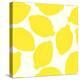 Lemon Pattern-TashaNatasha-Stretched Canvas