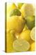 Lemons and Limes Close-Up-null-Premier Image Canvas