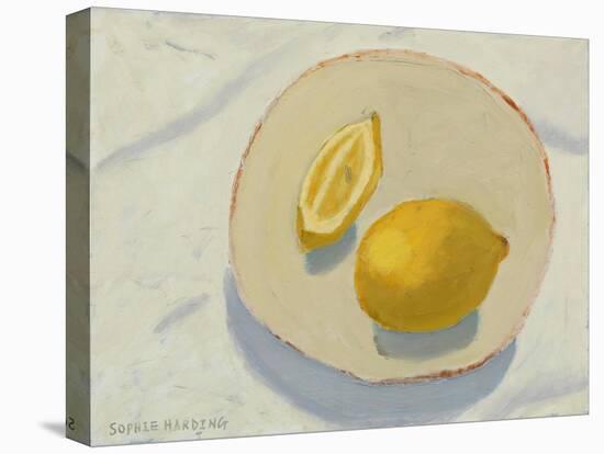 Lemons on Handmade Plate-Sophie Harding-Premier Image Canvas