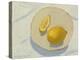 Lemons on Handmade Plate-Sophie Harding-Premier Image Canvas