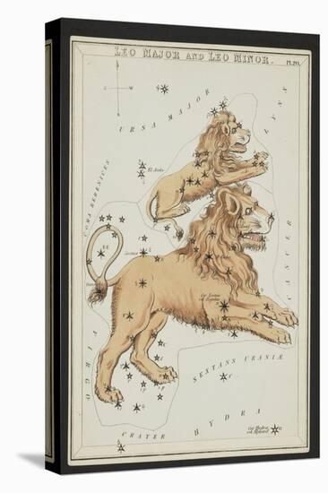 Leo Major and Leo Minor Constellations, 1825-Science Source-Premier Image Canvas