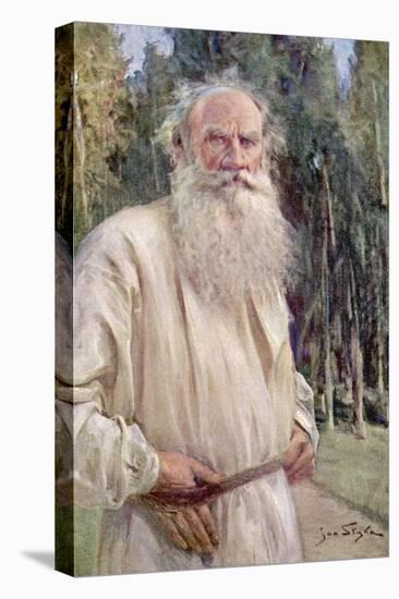 Leo Tolstoy Russian Novelist in Old Age-Jan Styka-Premier Image Canvas