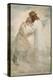 Leo Tolstoy the Russian Novelist Embracing Jesus-Jan Styka-Stretched Canvas