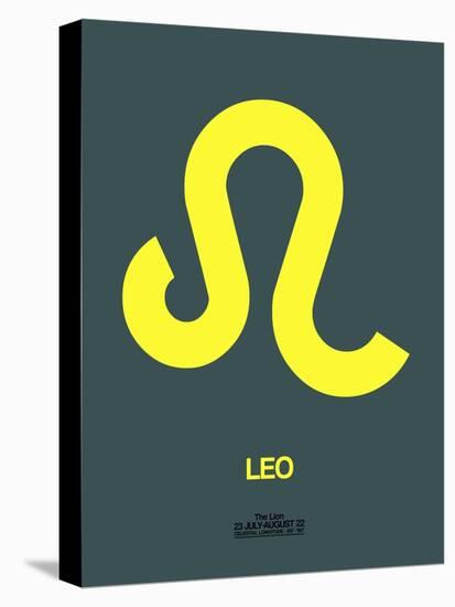 Leo Zodiac Sign Yellow-NaxArt-Stretched Canvas