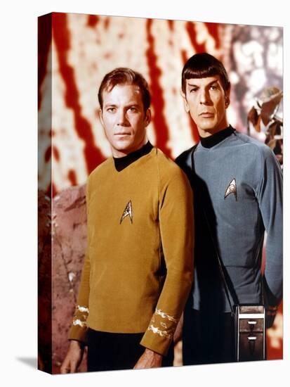 Leonard Nimoy; William Shatner. "Star Trek" [1966].-null-Premier Image Canvas