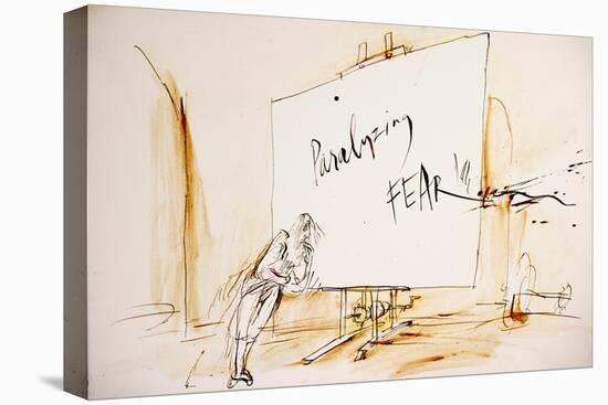 Leonardo 100 (drawing)-Ralph Steadman-Premier Image Canvas