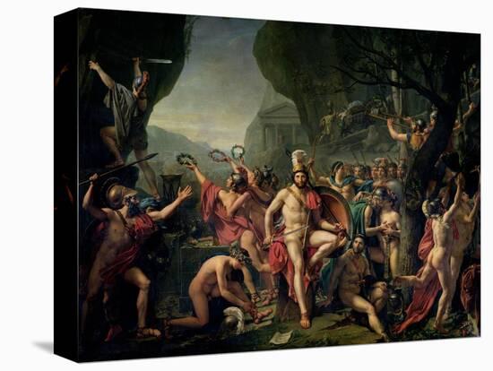 Leonidas at Thermopylae, 480 BC, 1814-Jacques-Louis David-Premier Image Canvas