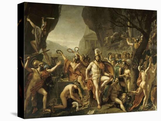 Léonidas aux Thermopyles-Jacques-Louis David-Premier Image Canvas