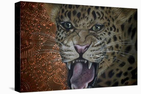 Leopard Attack-Cherie Roe Dirksen-Premier Image Canvas