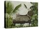 Leopard Chaise Longue-Fab Funky-Stretched Canvas