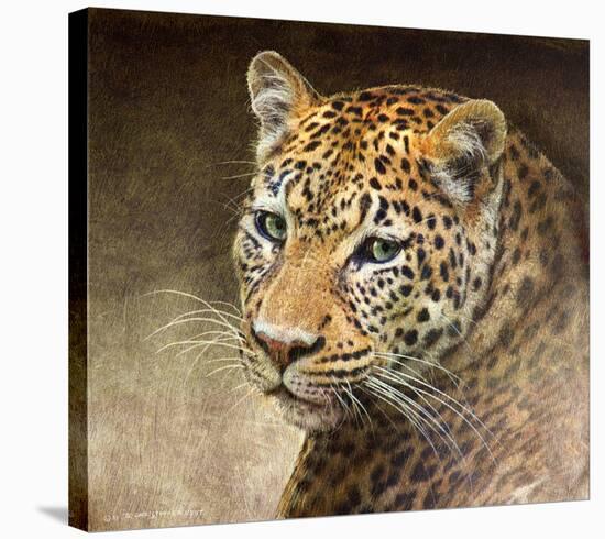 Leopard-Chris Vest-Stretched Canvas