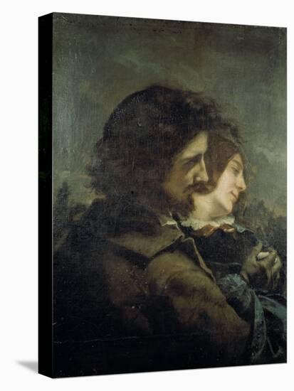 Les Amants dans la campagne-Gustave Courbet-Premier Image Canvas