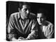Les Bas Fonds by JeanRenoir with Jean Gabin and Junie Astor, 1936 (b/w photo)-null-Stretched Canvas