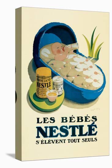 Les Bebes Nestle-null-Stretched Canvas