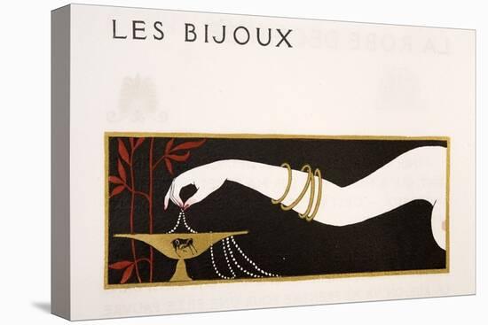 Les Bijoux, Illustration from Les Chansons De Bilitis, by Pierre Louys, Pub. 1922 (Pochoir Print)-Georges Barbier-Premier Image Canvas