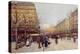 Les Champs Elysees, Paris-Eugene Galien-Laloue-Premier Image Canvas