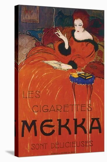 Les Cigarettes Mekka-Charles Loupot-Stretched Canvas