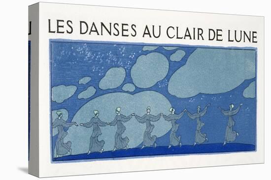 Les Danses Au Clair De Lune, Illustration from Les Chansons De Bilitis, by Pierre Louys, Pub. 1922-Georges Barbier-Premier Image Canvas