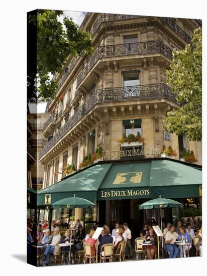 Les Deux Magots Restaurant, Paris, France-Neil Farrin-Premier Image Canvas