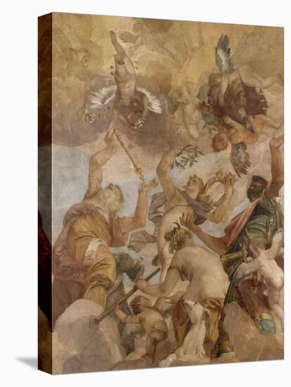 Les Dieux de l'Olympe : Jupiter, Apollon, Diane et Mars-Paolo Veronese-Premier Image Canvas