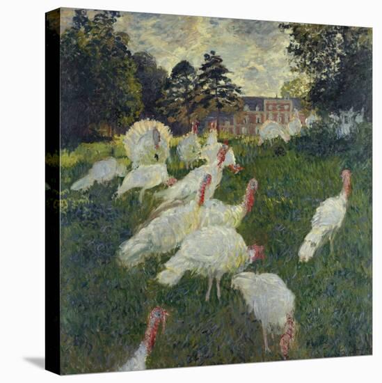 Les Dindons (The Turkeys)-Claude Monet-Premier Image Canvas