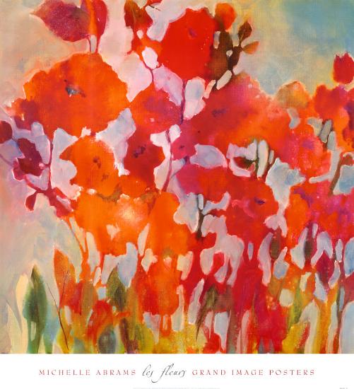 Les Fleurs-Michelle Abrams-Stretched Canvas