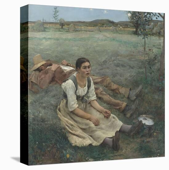 Les foins-Jules Bastien-Lepage-Premier Image Canvas