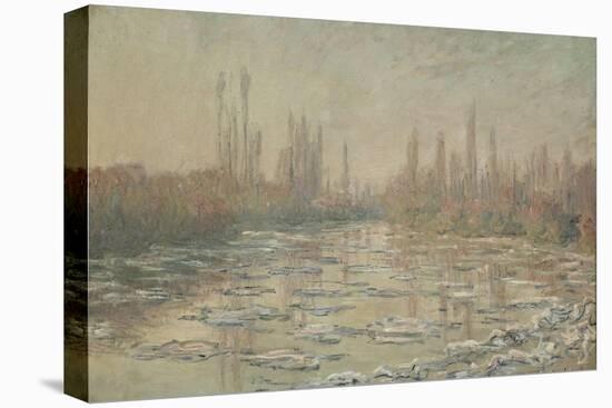 Les glaçons ou Débâcle sur la Seine-Claude Monet-Premier Image Canvas