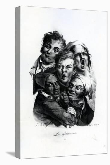 Les Grimaces, C.1823-Louis Leopold Boilly-Premier Image Canvas