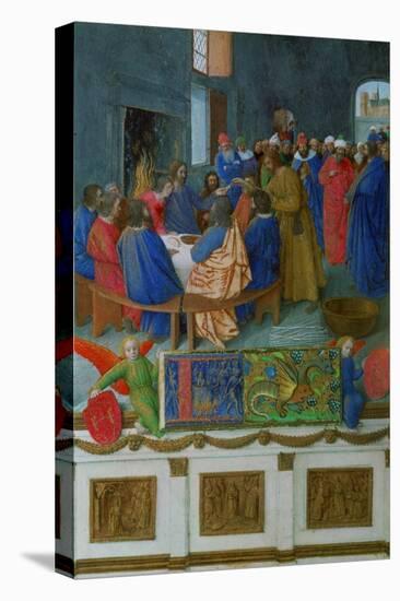 Les Heures D'Etienne Chavalier: The Last Supper-Jean Fouquet-Premier Image Canvas