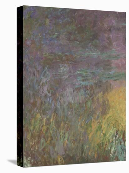 Les Nymph? : Soleil couchant-Claude Monet-Premier Image Canvas