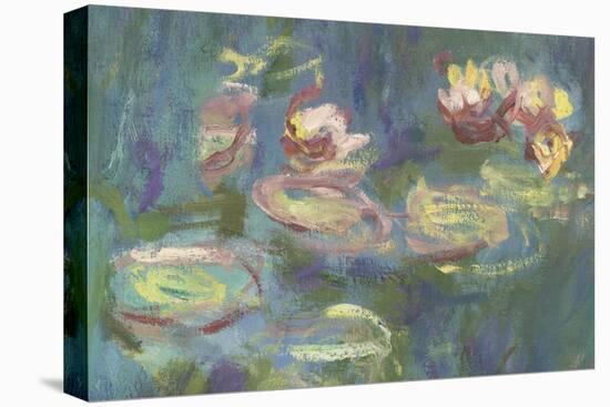 Les Nymphéas : Reflets verts-Claude Monet-Premier Image Canvas